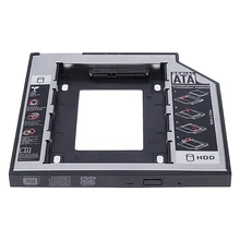 Универсальный SATA 3,0 2nd HDD Caddy 9,5 мм для 2," 2 ТБ SSD корпус жесткого диска с светодиодный для ноутбука DVD-ROM Оптический отсек