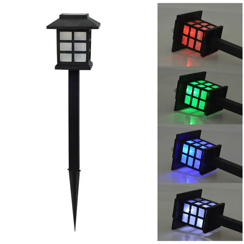 

Solar Small Palace Lawn Lamp Colorful LED Garden Lights Outdoor Landscape Lights for Garden Decoration IP65 Waterproof