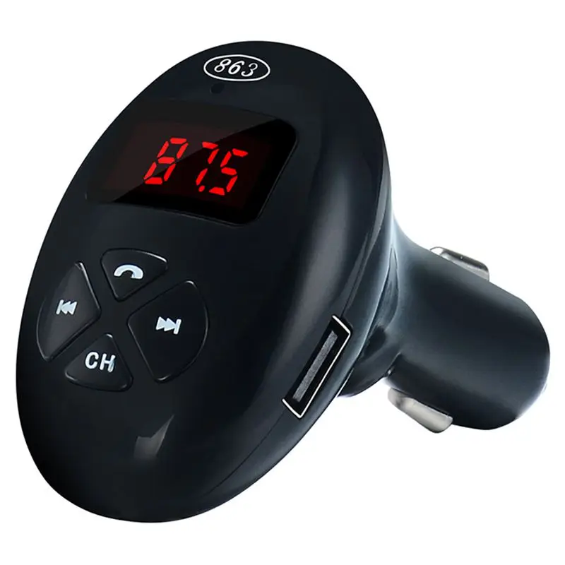 Bluetooth FM передатчик для автомобиля, quick Charge 3,0 радио передатчик адаптер с громкой связи Dual USB Порты и разъёмы, воспроизведения музыки