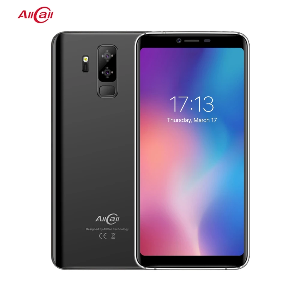 Allcall S5500 3G Smartphone 18:9 5.99 Inch Android 8.1 MTK6580M Quad Core 2GB RAM 16GB ROM Rear Dual Camera
