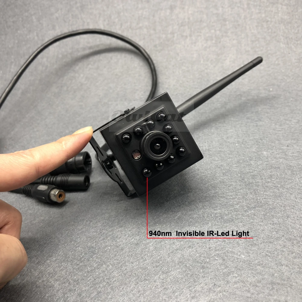 Мини Wifi ip камера 1080P Onvif 2.0MP HD 940nm невидимая ИК светодиодная электронная