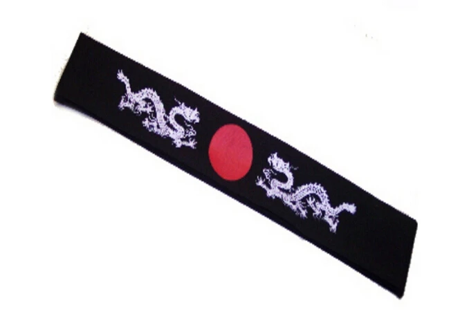 

Promotion - Japanese Style Restaurant Sushi Bar Chef/Cook Headband, Sushi/Sashimi Cooks Headband Chinese Dragon "Long"