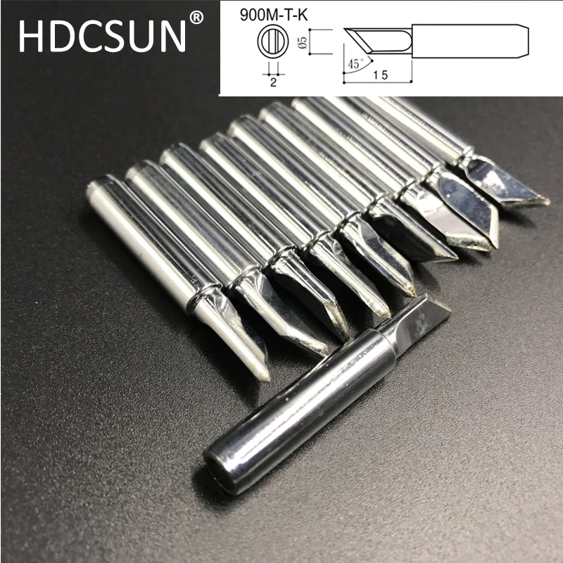 

high quality 900M-T-K Soldering iron tip 900M-T-K SK for Hakko Saike aoyue yihua 936 852d+ 909D solder tip