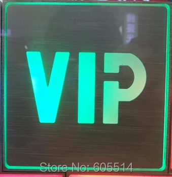 

[Seven Neon]Free shipping 20sets 110*110*30mm square shape led singnal light led indicator for VIP signal