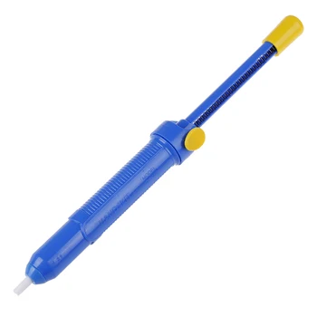 

1Pcs Aluminium Solder Sucker Desoldering Pump Tool Removal Device Blue Vacuum Soldering Iron Desolder
