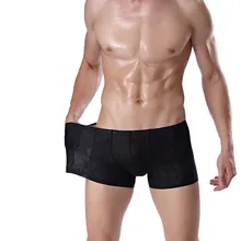 Горячие Новые Сексуальные трусы-боксеры Нижнее белье Мужские дышащие мягкие пляжные Трусы мужские шорты 6 шт./партия Высокое качество
