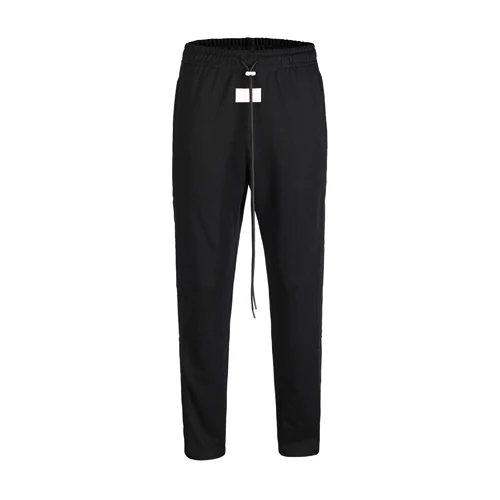 VFIVEUNFOUR/брюки-карандаш в винтажном стиле; модные брюки-джоггеры в стиле хип-хоп с эластичной резинкой на талии; уличная одежда; спортивные штаны на пуговицах в стиле хип-хоп - Цвет: Черный