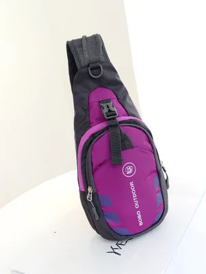 Фиолетовый Мода мужчин талии Pack женщин вредителями сумку любит crossbody сумку открытый досуг водонепроницаемый грудь поездки фанни - Цвет: Фиолетовый