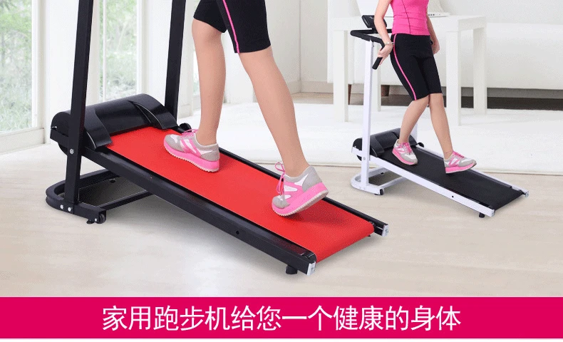  20%Mini Foldable Treadmill Household Walking Machine Mechanical Treadmill with Roller Monofunctiona