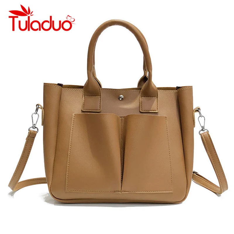 

Tuladuo Brand Designer Bags for Women 2018 Ladies Leather Hand Bag Striped Patchwork Female Fashion Shoulder Bag Bolsa Feminina