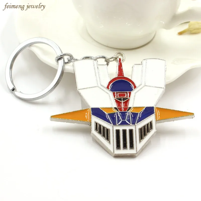 Новые Mazinger Z металлические брелки UFO робот Grendizer Логотип Подвески Маска на голову