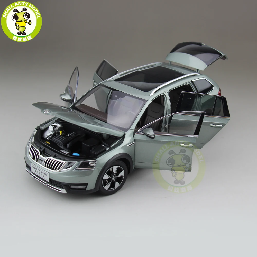 1/18 Skoda Octavia Combi Wagon Diecast Metal CAR MODEL Toy Girl Boy Birthday gift Green Color