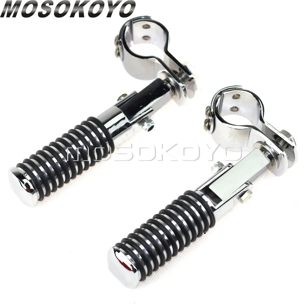 Мотоцикл шоссе 1-1/2 "1-1/4" 1-1/8 "Crash Bar Clamp Footpeg Подножка для ног 28 мм/32 мм/мм 38 мм защита двигателя ног Peg Универсальный