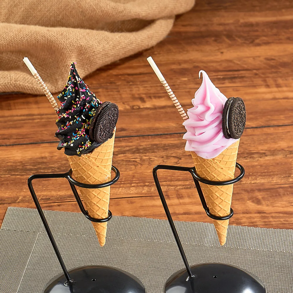 

Artificial food Simulation props Simulation fancy ice cream cone type crispy ice cream model ice cream model fake dessert sample