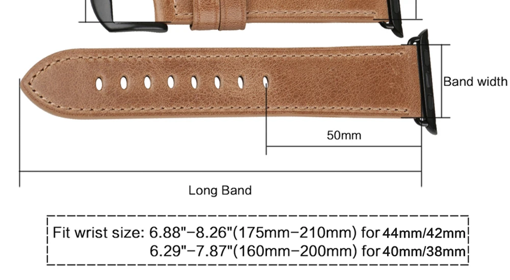Кожаный ремешок для часов MAIKES, сменный ремешок iWatch для Apple Watch, ремешок 44 мм, 40 мм, 42 мм, 38 мм, серия 4, 3, 2, 1, браслет iWatch