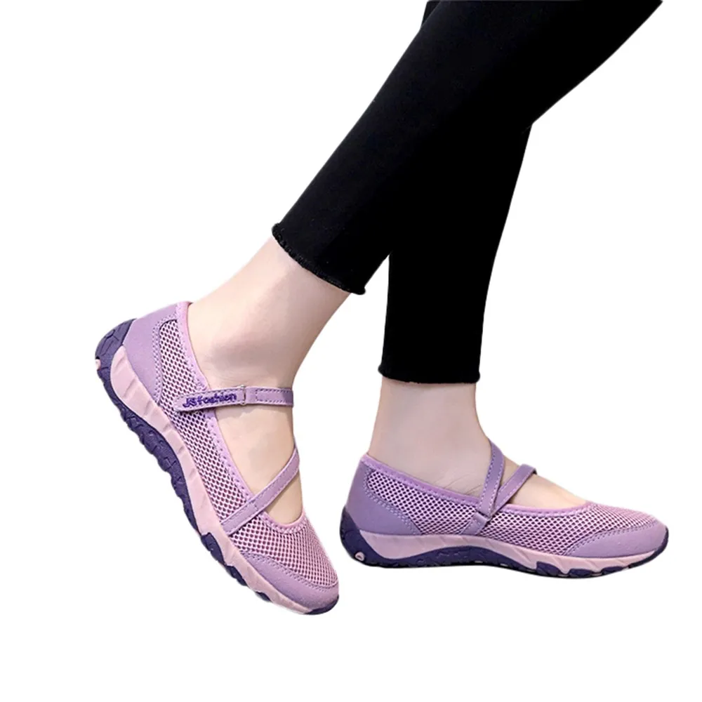 

YOUYEDIAN Fashion Women Flying Woven Comfortable Lightweight Shoes Casual Shoes Mesh Shoes British Single Shoes #g2