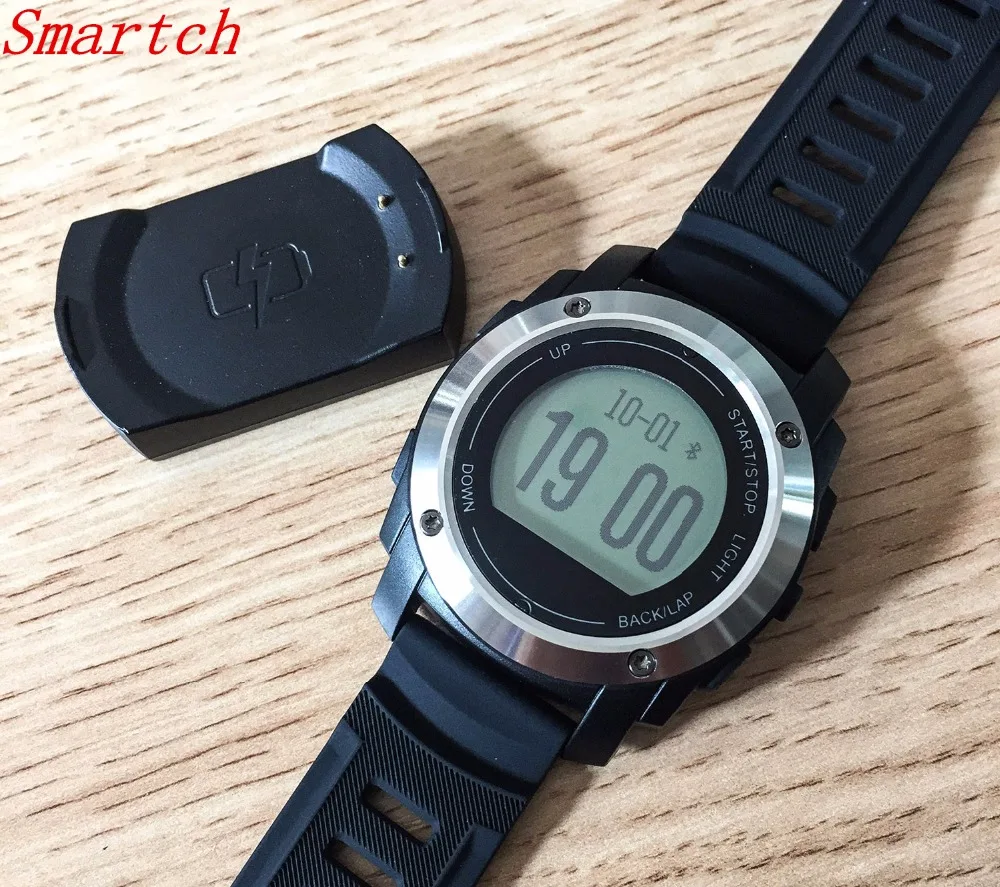 

Smartch S928 Real-time Heart Rate Tracker GPS Smart Watch Air Pressure Environment Temperature Height Outdoor Sports Watch PK K8