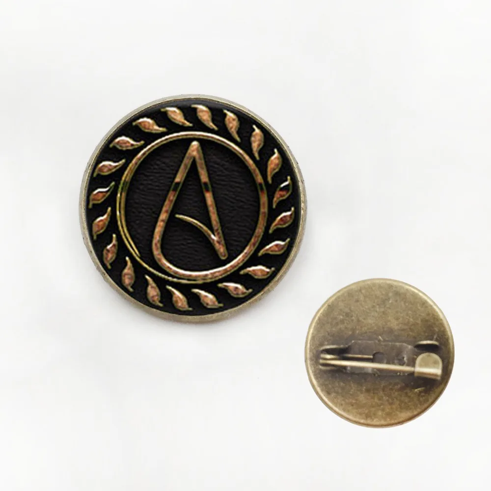 1 шт. подвеска Atheist ювелирные изделия стеклянное ожерелье с кабошоном|glass cabochon