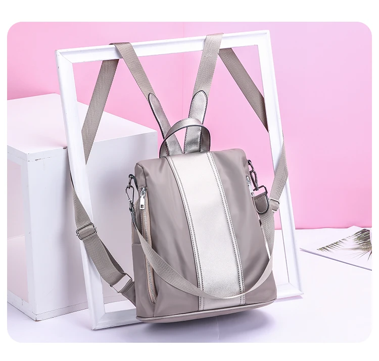 Модный пэчворк Оксфорд рюкзак противоугонные рюкзаки для женщин большой емкости школьные рюкзаки для девочек брендовая Дорожная сумка на