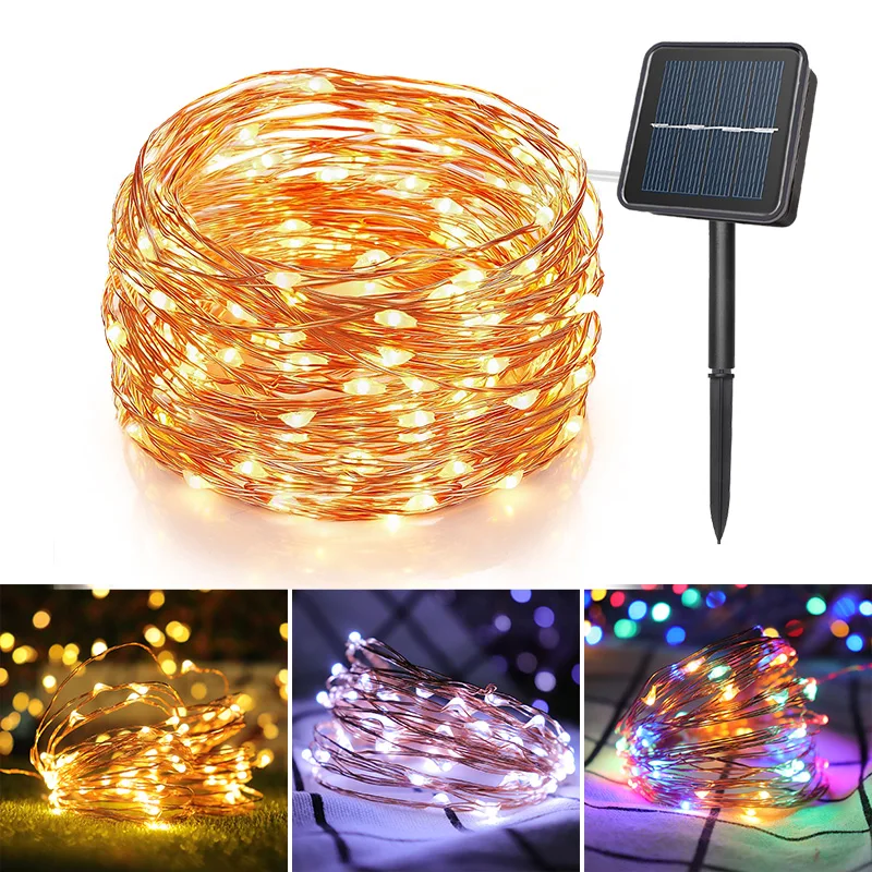 Solar String Lights Copper