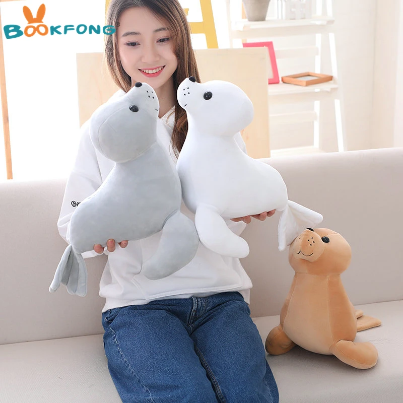 35/60cm Kawaii Sea Lion Plush Toy Soft Stuffed Pillow Cute Cartoon Animal Doll Seal Toy Kids Children Birthday Gift 35/60cm Kawaii Sea Lion Plush Toy Soft Stuffed Pillow Cute Cartoon Animal Doll Seal Toy Kids Children Birthday Gift