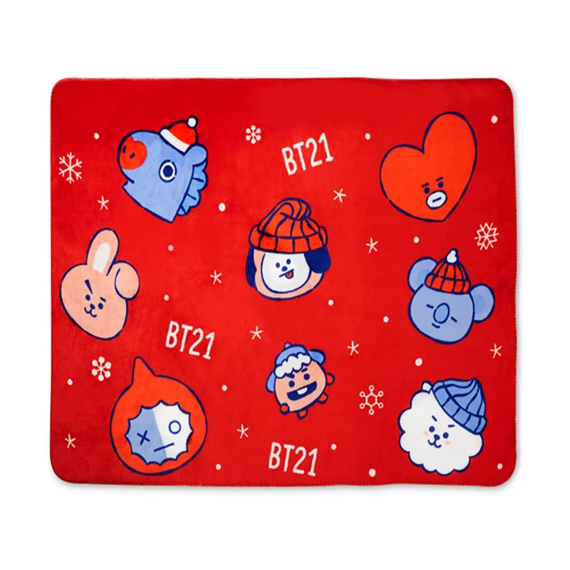 2018 Новый Kpop BTS Bangtan обувь для мальчиков BT21 Рождество TATA CHIMMY COOKY и одеяло милые