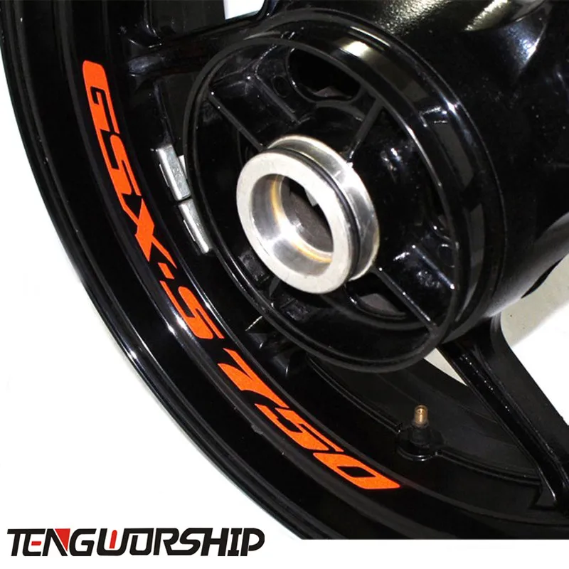 

Teng Worship 8 X CUSTOM INNER RIM DECALS WHEEL Reflective STICKERS STRIPES for SUZUKI GSXS750 GSX S750 GSX-S750