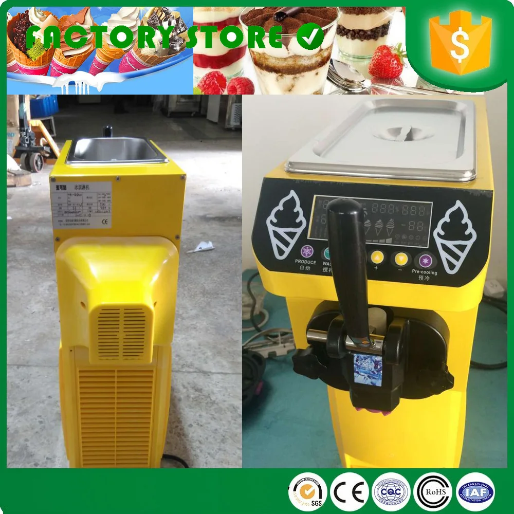 US $1.150.00 Home 1825Lh capacity mini soft ice cream machine serve small price Customizable
