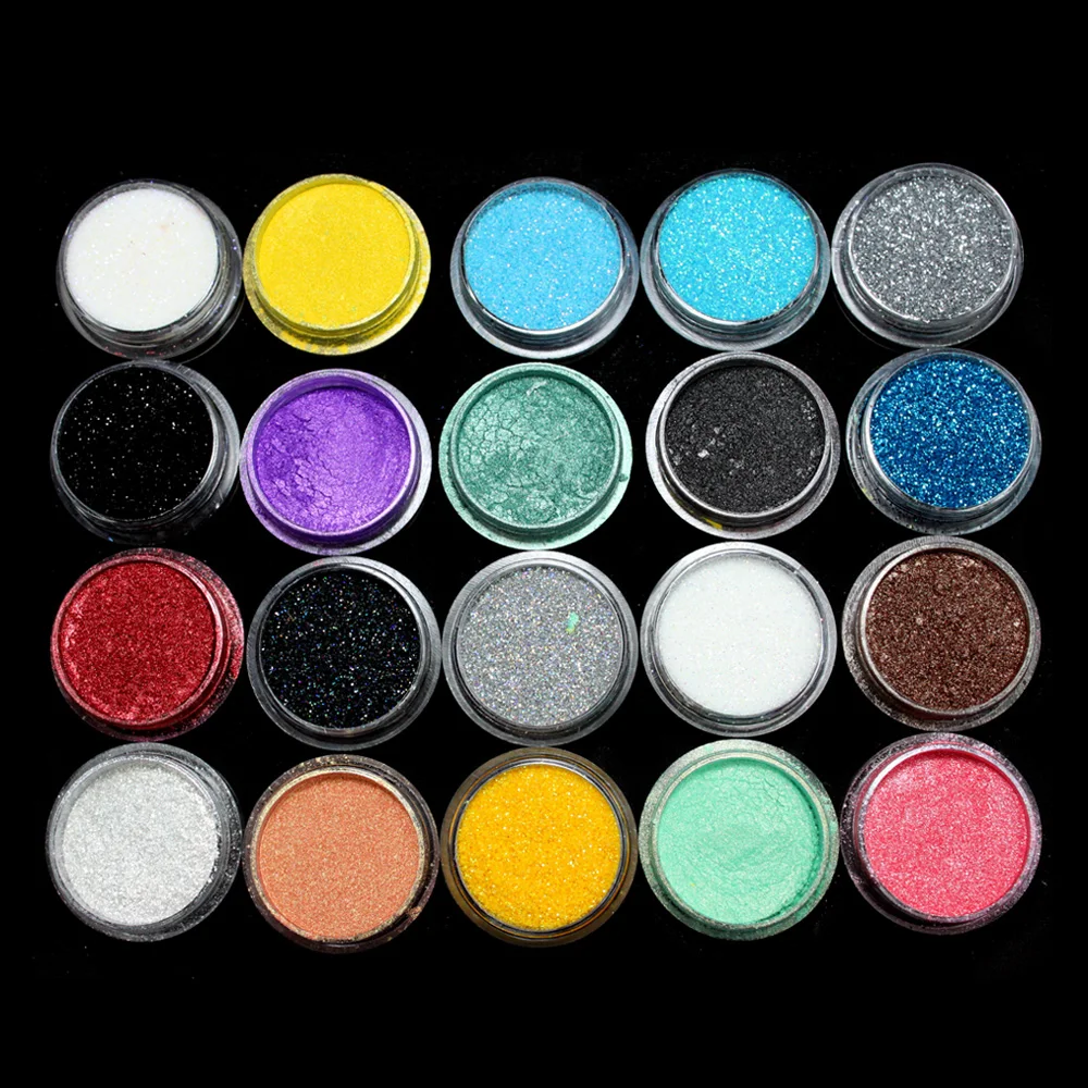 

20 Mix COLOR EYE POWDER EYESHADOW Cosmetics MAKEUP SALON ARTIST SET #1