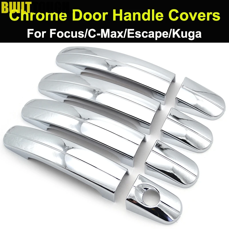 Car Door Handle Cover For Ford Kuga Escape Focus Mk3 2012 2013 2014 Chrome Trim
