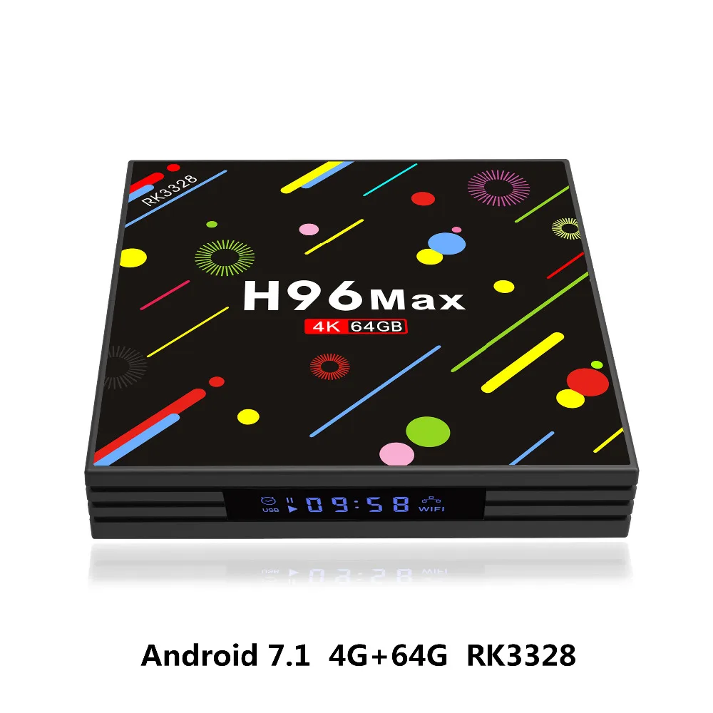 

2018 New 4G 64G H96 Max H2C Android 7.1 TV Box H2 RK3328 Quad Core 4K Smart Mini PC VP9 HDR10 USB3.0 5G WiFi Media Player