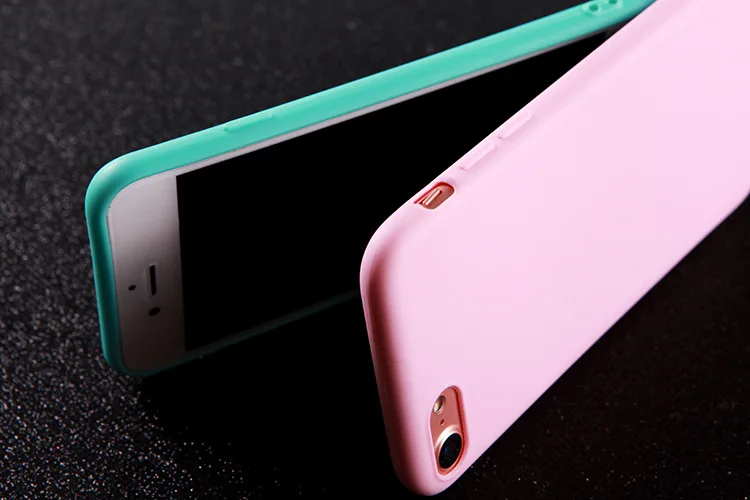 Силиконовый матовый чехол из ТПУ для iPhone 11 Pro Max мягкий накладка 11X6 6s 7 Plus 8 Защитные