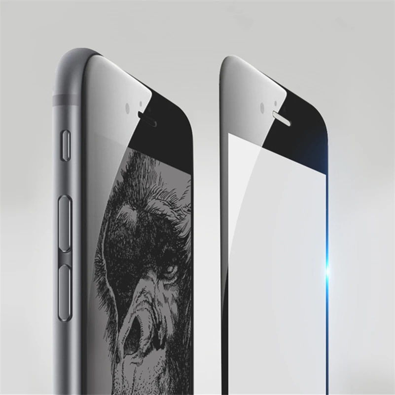 HD закаленное стекло для IPhone 7 Gorilla защита экрана толщиной 0 26 мм 3D Kang Ning полная