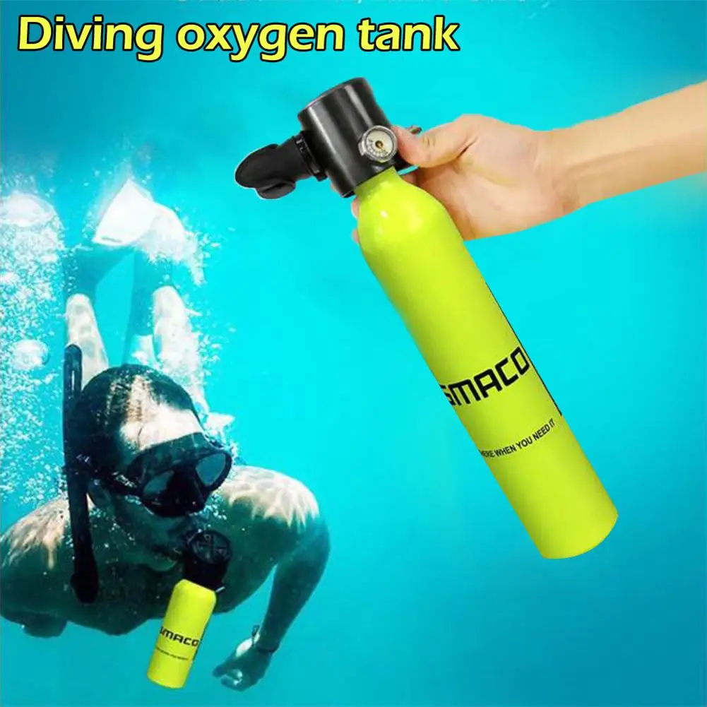 

0.5l Mini Hand Pump Oxygen Tank Portable Air Bottle Diving Breath Equipment