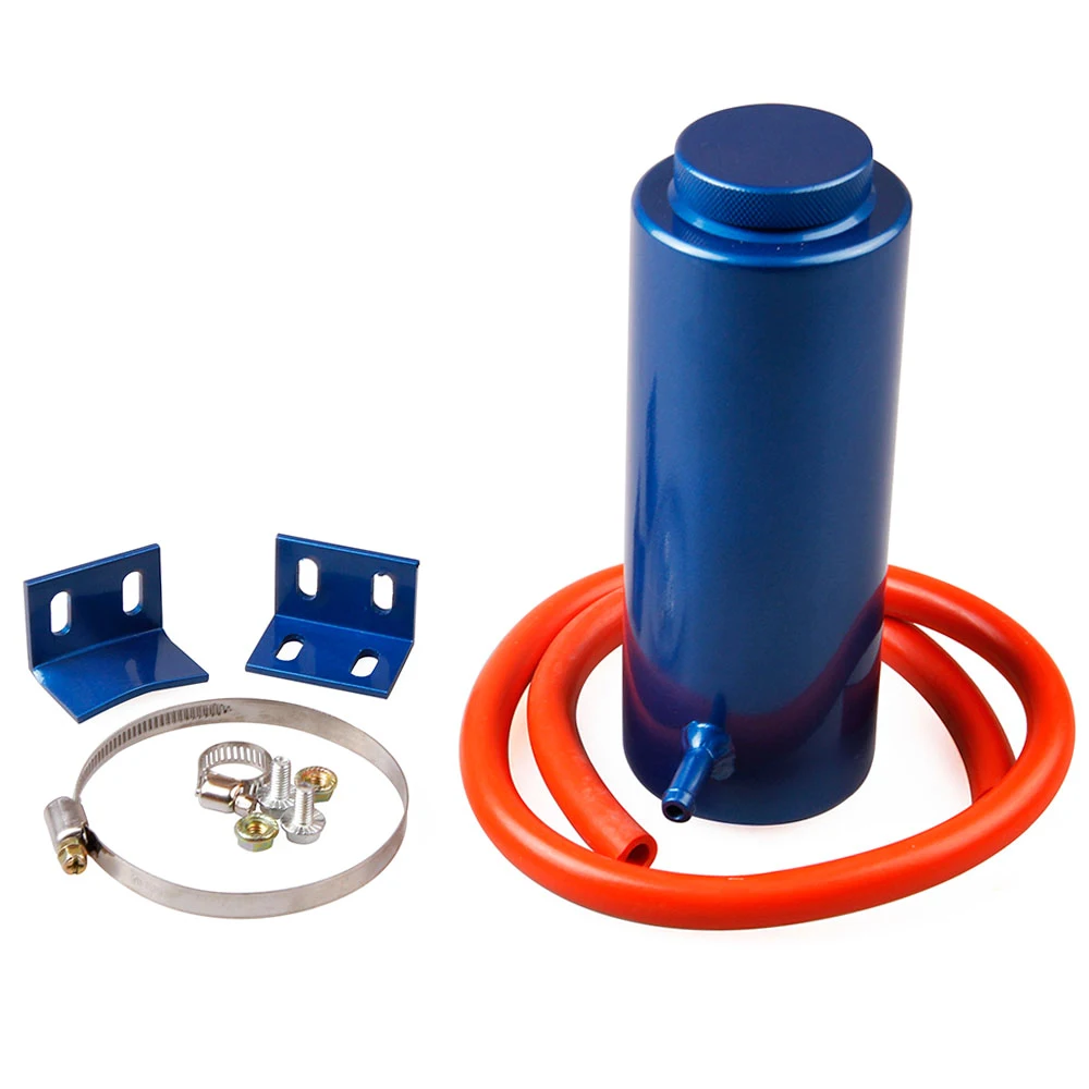

Radiator Coolant Tank 800ml Coolant Expansion Tank Cooling Catch Bottle Overflow Reservoir Aluminum Universal Car Accessories