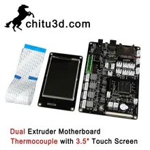 Chitu 3D Printer Motherboard Chitu V3.6 Dual Extruder Motherboard Thermocouple with 3.5″ Touch Screen Support WiFi APP Control