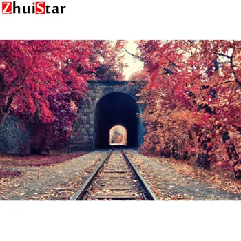 

Zhui Star 5D Diamond Painting Red track Cross Ctitch Pattern Mosaic Diamond Embroidery Painting LWR
