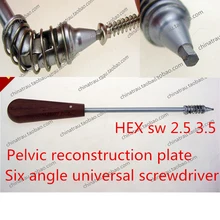 Medical orthopedic instrument Pelvic reconstruction Arc semicircle bone plate universal font b screwdriver b font 360