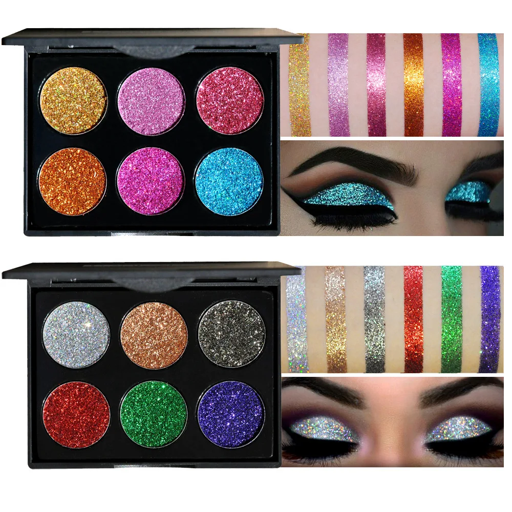 

HANDAIYAN Shimmer Eye Shadow Palette Powder Glitter Eyeshadow Palette Shiny Eyeshadow Palette Makeup To Faced Cosmetics TSLM1