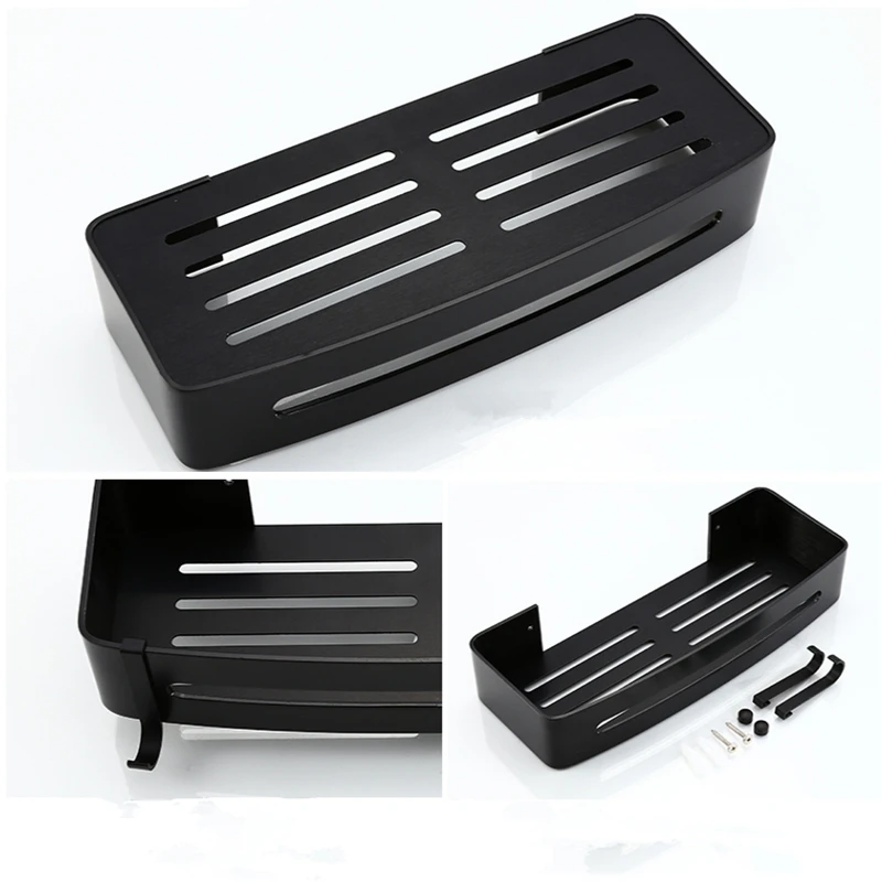 Hongdec Wall Mount Space aluminum black Bathroom Accessories Toilet Holder Soap Dish set Hongdec Wall Mount Space aluminum black Bathroom Accessories Toilet Holder Soap Dish set