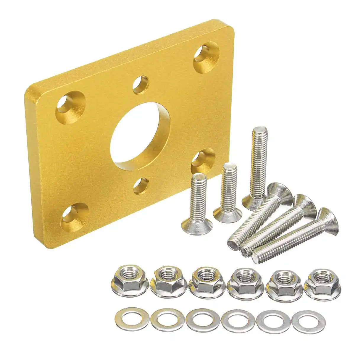 Золотой Автомобильный тормозной усилитель Delete Adapter Plate UYniversal для Honda для Civic Eg Ek Integra 6061-T6 алюминий - Цвет: Золотой