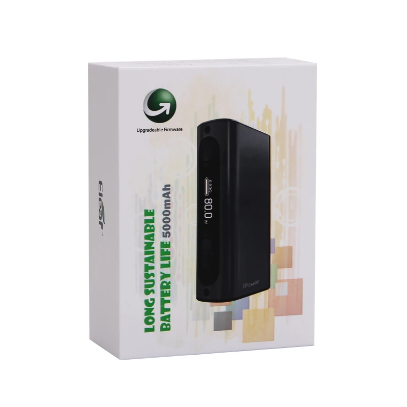 Новая цветная электронная сигарета Eleaf i Power iStick TC 80 Вт боксмод с аккумулятором 5000