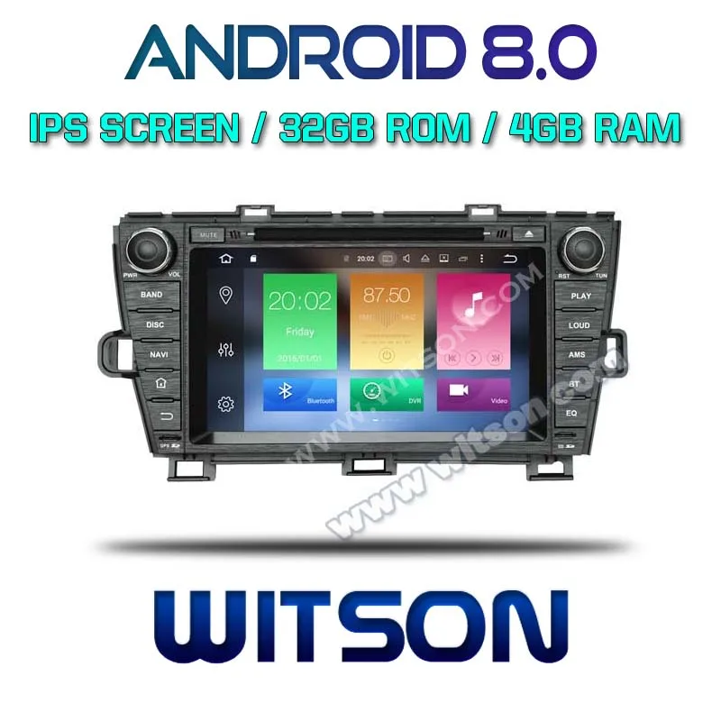 WITSON Android 8 0 IPS HD экран для TOYOTA PRIUS автомобильный DVD GPS Радио стерео 4 Гб ОЗУ 32 ГБ флэш