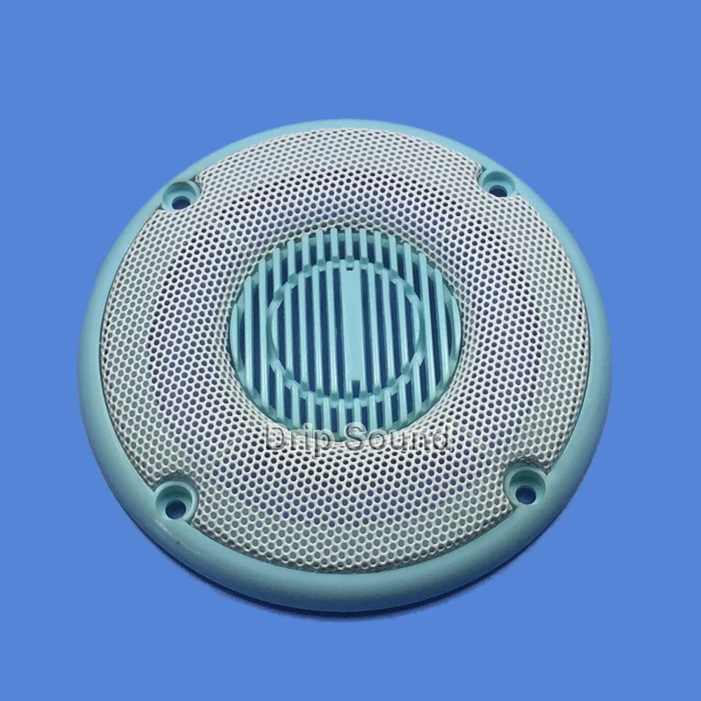 

For 4" inch Car Audio Speaker Conversion Net Cover Decorative Circle Metal Mesh Grille 132mm #Light Blue