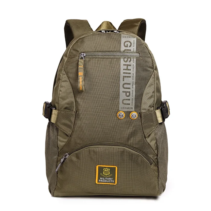 RUIL водонепроницаемый рюкзак высокой емкости, мужской рюкзак для путешествий, Прочный Модный школьный рюкзак для ноутбука, вместительная сумка для компьютера - Цвет: Army green