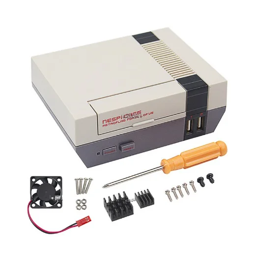 

NESPi Case Raspberry Pi 3 Model B Classical NES Style Case Game Console for Raspberry pi 3, 2B, B+