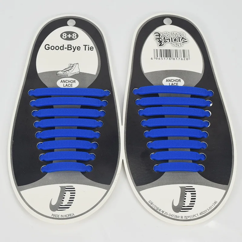Fashion New Shoelaces Elastic Shoe Laces Creative Silicone Laces Silicone Shoelaces Sneakers Fit Strap Unisex Athletic Shoelace (6)