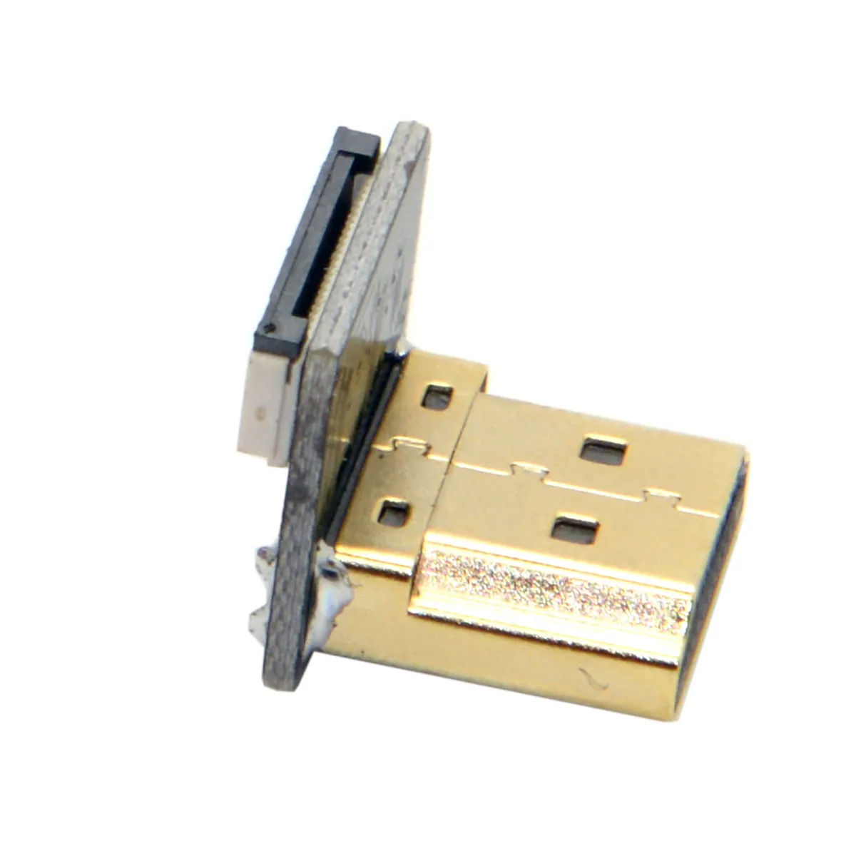 

10pcs/lot Cablecc CYFPV HDMI Type A Male 90 Degree Down Angled Connector for FPV HDTV Multicopter Aerial Photography