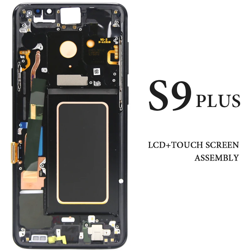 Для Samsung Galaxy S9 Plus G965 G965F сенсорный ЖК-экран с рамкой Super AMOLED 6 2 ''черный синий