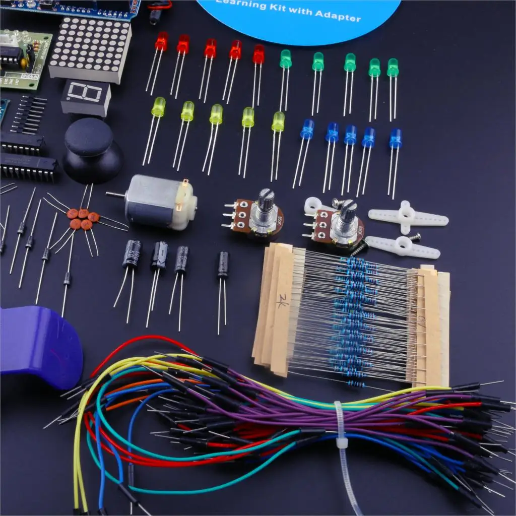 Лучший DIY стартовый набор для Arduino Uno R3 Электронный Набор diy с обучающим